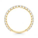 Diamond Wedding Ring, in Yellow Gold - 51203