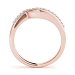 Diamond Wedding Ring, in Rose Gold - 84770