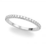 Diamond Wedding Ring, in Sterling Silver - 51187