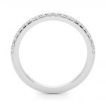 Diamond Wedding Ring, in Sterling Silver - 51187