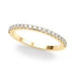 Diamond Wedding Ring, in Yellow Gold - 51187