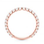 Diamond Wedding Ring, in Rose Gold - 51193