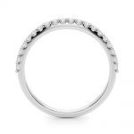 Diamond Wedding Ring, in Sterling Silver - 51178