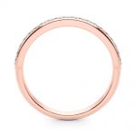 Diamond Wedding Ring, in Rose Gold - 51185