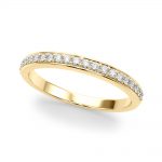 Diamond Wedding Ring, in Yellow Gold - 51185