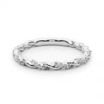 Twisted Shank Wedding Ring, in Platinum - 85290