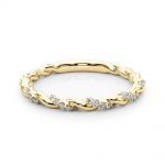 Twisted Shank Wedding Ring, in Yellow Gold - 85290