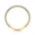 Diamond Wedding Ring, in Yellow Gold - 51215