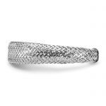 Leslie's 14K White Gold Mesh Tapered Stretch Ring