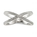 Sterling Silver Diamond Accent Ring