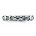 Sterling Silver Stackable Expressions December Swarovski Ring