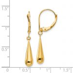 14k Madi K Teardrop Dangle Leverback Earrings