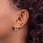 14k Madi K Open Hoop Beaded Earrings