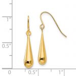 14k Madi K Teardrop Dangle Earrings