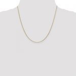 14K 20 inch .95mm Diamond-cut Cable with Lobster Clasp Chain