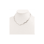 Sterling Silver Wavy V-Shape Neck Collar