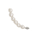 Sterling Silver RH 11-12mm White Baroque FWC Pearl Necklace