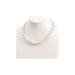 Sterling Silver RH 11-12mm White Baroque FWC Pearl Necklace