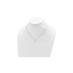 Sterling Silver Rhod-plat 7-7.5mm White Round FWC Pearl Necklace