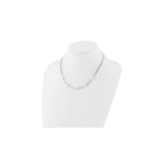 Leslie's Sterling Silver RH-plated Polished FWC Pearls with 2in ext. Neckla