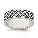 Sterling Silver Weave Design Ring