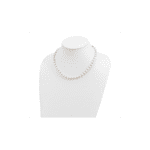 14K 6-7mm White Near Round FW Cultured Pearl Bead Necklace