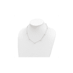 14K 5-6mm Round White FWC Pearl 9-Station Necklace