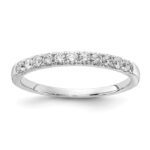 14K White Gold Lab Grown Diamond VS/SI GH, 1/3ct Wedding Band