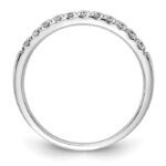 14K White Gold Lab Grown Diamond VS/SI GH, 1/3ct Wedding Band