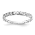 14K White Gold Lab Grown Diamond VS/SI GH, 1/2ct Wedding Band