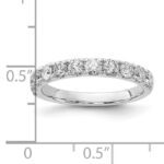 14K White Gold Lab Grown Diamond VS/SI GH, 1ct Wedding Band