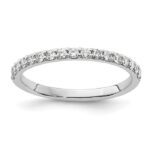 14K White Gold Lab Grown Diamond VS/SI GH, Band