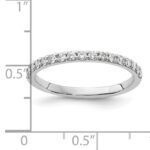 14K White Gold Lab Grown Diamond VS/SI GH, Band