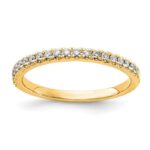 14K Lab Grown Diamond VS/SI DEF 1/5ct Wedding Band