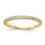 14K Lab Grown Diamond VS/SI DEF 1/4ct Wedding Band