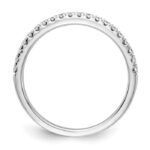 14K White Gold Lab Grown Diamond VS/SI DEF 1/4ct Wedding Band