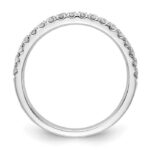 14K White Gold Lab Grown Diamond VS/SI DEF 1/3ct Wedding Band