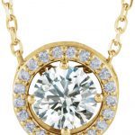 14K Yellow 1/2 CTW Natural Diamond 16" Necklace - 86066