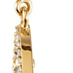 14K Yellow Natural Honey Quartz & 1/3 CTW Natural Diamond Halo-Style 18" Necklace - 85482