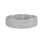 18K White 16 1/8 CTW Natual Diamond 7" Bracelet - 67834