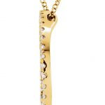 14K Yellow 1 CTW Natural Diamond Circle 18" Necklace - 65831