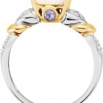 14K White/Yellow Natural White Opal, Natural Tanzanite & 1/6 CTW Natural Diamond Ring - 65364