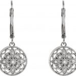 Sterling Silver 1/10 CTW Natural Diamond Earrings - 67993