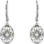 Sterling Silver .06 CTW Natural Diamond Earrings - 67995