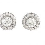 Platinum 7/8 CTW Natural Diamond Earrings - 68602