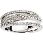 14K White 3/4 CTW Natural Diamond Ring - 67404