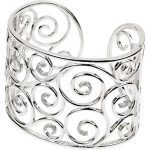 Sterling Silver 3/8 CTW Natural Diamond Cuff Bracelet - 67346