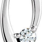 14K White 1/2 CTW Natural Diamond Pendant - 85972