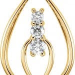 14K Yellow 1/2 CTW Natural Diamond Pendant - 85976