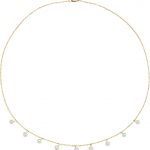 14K Yellow Cultured White Freshwater Pearl 18" Necklace - 651648